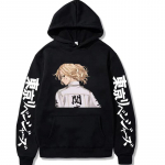 Anime Tokyo Revengers Manjiro Sano MIKEY Graafilise Prindiga Kapuutsiga Meeste Naiste Manga Kapuutsid Mugav Dressipluus Harajuku Pullover S