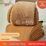 Meeste ja naiste paksud kaamelivillased soojad p&uuml;ksid, k&otilde;rge v&ouml;&ouml;kohaga, suuremad suurused, sobivad s&uuml;giseks ja talveks, k&uuml;lmakindlad. 4XL