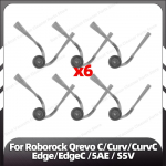 &Uuml;hildub Roborock Qrevo C / Curv / CurvC / Edge / EdgeC / 5AE / S5V peamise k&uuml;lgmise harja, HEPA-filtri, mopp-padja, tolmukoti osadega