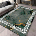 Kaasaegne elutoa kaunistus Paks l&uuml;hike pl&uuml;&uuml;sist vaip Luksuslik marmormustriga vaip Libisemiskindel magamistoa puhketuba diivani p&otilde;randamatt 60x90cm