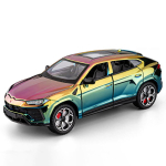 1/24 Lamborghini URUS MAASTUR Sulamist Galvaanilise Kattega Spordauto Mudel Valatud Metallist Maastikus&otilde;idukite Mudel Simulatsioon Heli Valgus Laste M&auml;nguasjad Kingitus lilla
