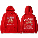 90ndate Rockib&auml;nd Limp Bizkit Anger Management Tour kapuutsiga dressipluus Mehed Naised moodne oversized pullover Unisex K&otilde;rge kvaliteediga fliisist kapuutsiga dressipluusid S