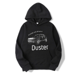 Klassikaline Dacia Duster Meeste puuvillased pikkade varrukatega kapuutsid 3XL gray