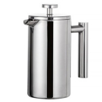 800ML/350ML/1000ML Kohvipresspott Lihtsalt puhastatav Roostevabast terasest kohvimasin Kaasaskantav 350ml gray
