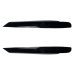 2 TK Silmalaugude Esitulede Silmalaugude Kulmude trimmikatte kleebis Volkswagen VW Touran 2011 2012 2012 2013 2014 2015 autole must