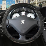 for Peugeot 206 207 307 Fashion Car Steering Wheel Cover Silica Gel + PU Leather Non-slip Massage Auto Accessories Fast Shipping