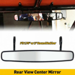 38CM Rear View Center Mirror Convex with UTV's For OR 1.75 OR 2 Round Roll bar