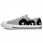 Comme des Garcons Play x Converse Jack Purcell Mitmek&uuml;lgsed Trendikad Madalad L&otilde;uend Unisex Must ja Hall 35