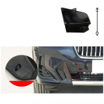 BMW X3 X4 IX3 Esipamperi pukseerimiskate G01 G02 G08 Esipamperi pukseerimiskonksu ava kate 51115A477A0 -2024 must