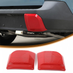 ABS Car Front Rear Bumper Strip Lip Spoiler Scratch Protector Trims Cover sticker For Ford Maverick Car accessories Style B Red