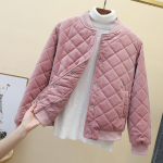 Naiste jope Naiste Bomber jope Naiste lihtsad mantlid Polsterdatud Parkas Moodne mantel XXXL aprikoosi