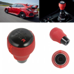 HONDA Civic Type-R 2017 2018 jaoks 6-k&auml;iguline punane PU-nahast k&auml;igukangi nupp