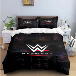Moodne maadlus Spordid W-Wwe 3D Prinditud Voodipesukomplektid Vooditarvete Komplekt Tekikott Voodikatte Komplekt Voodipesu Komplekt Luksuslikud Kingitused AU Single(140*210cm)3pcs