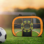 Children Football Goal Post Pop up Accuracy Training for Backyard Fun Summer Playing