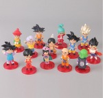 13tk/1 komplekt Dragon Ball Son Goku kuju WCF Super Saiyan Son Gohan Krillin Kiki tegelaskuju mudel m&auml;nguasi kingitus kollektsioon tegevuskuju No box