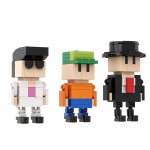 Gobricks MOC Stumble Guys M&auml;ngumudel Brickheadz Tegevuskujud Ehitusklotside Komplekt Hariduslikud M&auml;nguasjad Lapse S&uuml;nnip&auml;evakingitus