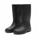 Ladies' fashionable new midsole rain shoes with PVC anti slip waterproof and wear-resistant sleeve shoes and rubber shoes 36 must