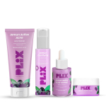 The Plant Fix Plix Jamun Aktiivse Akne Sarjad Puhastusvahendiga 100ml, 2% Salits&uuml;&uuml;lhappeseerumiga 30ml, Niisutaja 30g ja Tooneriga 150ml