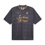 Puma Ferrari Yoh Jersey Lahtine V-kaelusega Raglaan L&uuml;hikeste Varrukatega T-s&auml;rk Meeste pealised 638394-01 L