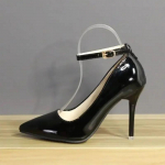 7cm 10cm 12cm Kontsad Pandlaga Naiste Terava Ninaga Kingad Patendinahast Kingad Stiletto Kontsad Kontoripump Super Suur Suurus 33-50 35
