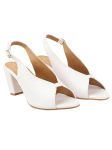 Shoetopia Naiste Klotskontsaga Sandaal Traditsioonilise Disainiga Moodsa Mugavusega EU41 : 24CM valge
