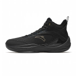 Anta Mountain 2.5 Slip Resistant Abrasion Resistant Grip High top Basketball Shoes Men's Basic Black 912541802Q-4 39