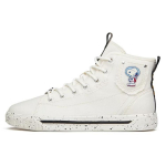 SNOOPY x Anta Snoopy Canvas High top Skateboard Shoes Women's White Black 922138604-3 36.5