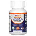 Vitamatic, D3-vitamiin, 50 000 R&Uuml;, 60 taimset kapslit