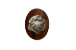Bouvier des Flandres, Flanders Cattle Dog - Dog show brooch, starter number clip, dog pin by Art-Dog pruun