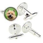 Norwich Terrier - cufflinks in a box, handmade jewelry, product of the Art-Dog brand