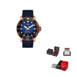 TISSOT 1000 Automaatne Mehaaniline Liikumine Meeste Kell Kell 43mm Sinine Ketas Roostevabast Terasest Korpus Kangast Rihm T120.407.37.041.00 Regular Watch Box