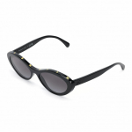 CHANEL kassisilma p&auml;ikeseprillid logoga sangaotstega unisex paaristiilis mustad [retseptivaba] Basic Packaging - Eyeglass Case + Packaging Box must