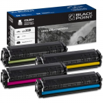 4 &uuml;hilduva toonerikasseti komplekt HP 201A CF400A CF401A CF402A CF403A jaoks HP Color Laserjet M252n Pro - BLACK POINT