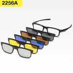 5 Klambriga Magnet P&auml;ikeseprillid Klaasid Meestele M&uuml;oopia S&otilde;idu Prillid TR90 Raam Kohandatav Retsept 0 -1 -1.5 -2 -2.5 -3 -4 -5 -6 -7 -8 Myopia -3 black