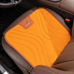 Autos&otilde;iduki istmepadi Paksenenud isolatsiooniga Flaneellist pl&uuml;&uuml;sist istmepadi Porsche Macan 911 718 Taycan Panamera Cayenne Boxster Cayman jaoks oranž