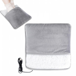 Talvine elektriline jalasoojenduspadi USB-laadimine Pehme pl&uuml;&uuml;s pestav jalasoojendi Parandab magamisruumi jalasoojendusmatti tumehall v&auml;rv