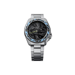 Seiko 5 Veekindel Automaatne Mehaaniline Liikumine Roostevabast Terasest K&auml;ekell Must T&auml;hik Meeste k&auml;ekellad SRPG65K1 Silver Strap