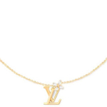 Louis Vuitton Ikooniline Ripats Disain Metallist Kaelakee Naiste kaelakee Kuldne M02167 Basic Packaging-Dust Bag+Box
