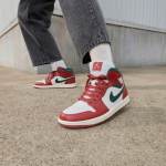 Jordan 1 Mid Redstone Midnight Green 41