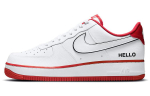 Nike X Urbanstar Air Force 1 '07 Lx 'HELLO Pack Valge &Uuml;likoolipunane' CZ0327-100 41 white