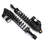 RFY 415mm Tugev amortisaator suurte t&ouml;&ouml;mahuga ATV-de ja maastikurataste jaoks Platinum Split 420mm - Black Heads