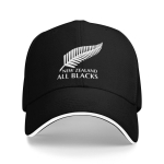 Uus-Meremaa All Blacks Prindiga Pesapallim&uuml;ts Mehed Naised Hip Hop Koppm&uuml;ts Suvine P&auml;ikesekaitse Isa M&uuml;tsid Reguleeritavad Kaksikv&auml;rvilised Snapback M&uuml;tsid Adjustable must