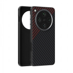 Oppo Find X8 Pro &uuml;mbris Magnetiline s&uuml;sinikkiudtekstuuriga kate Find X8 Ultra X8S Plus jaoks Traadita laadimine+Kukkumistest &Otilde;huke haare OPPO Find X8s punane