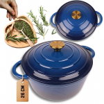 Emailitud Malmpott 22cm 3L Hage Sinine