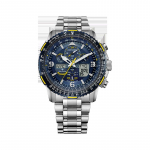 CITIZEN promaster seeria Blue Angel teine p&otilde;lvkond valgus-kineetiline energia spordi-lennunduse komand&ouml;r valgusenergia Kvarts Terasest rihm meeste JY8078-52L sinine