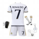 Real Madrid Ronaldo Jalgpallis&auml;rk Lastele Pol&uuml;ester Hingav Kiiresti Kuivav Treeningu Mat&scaron;i Komplekt 100-110 CM