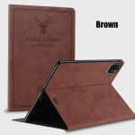 Samsung Galaxy Tab S10 S9 S8 Ultra S7 S8 S9 FE Plus A9 A11 + S5E T720 S6 Lite 11 12.4 13.1 14.6 tollise jaoks Premium Hirvepea Kaanega Tab S9 Ultra 14.6 pruun