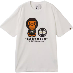 adidas x BAPE L&uuml;hikeste varrukatega Milo T-s&auml;rk 'Valge' Meeste JZ7392 XL