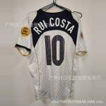 2004 Euroopa meistriv&otilde;istluste finaaliv&auml;ljaanne Portugali kodus&auml;rgi Cristiano Ronaldo Figo Rui Costa retro jalgpallikomplekt M black