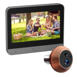 3MP Tuya nutikas WiFi uksekella videokell 140&deg; lainurkvaate ja rakenduse kaugjuhtimispuldiga